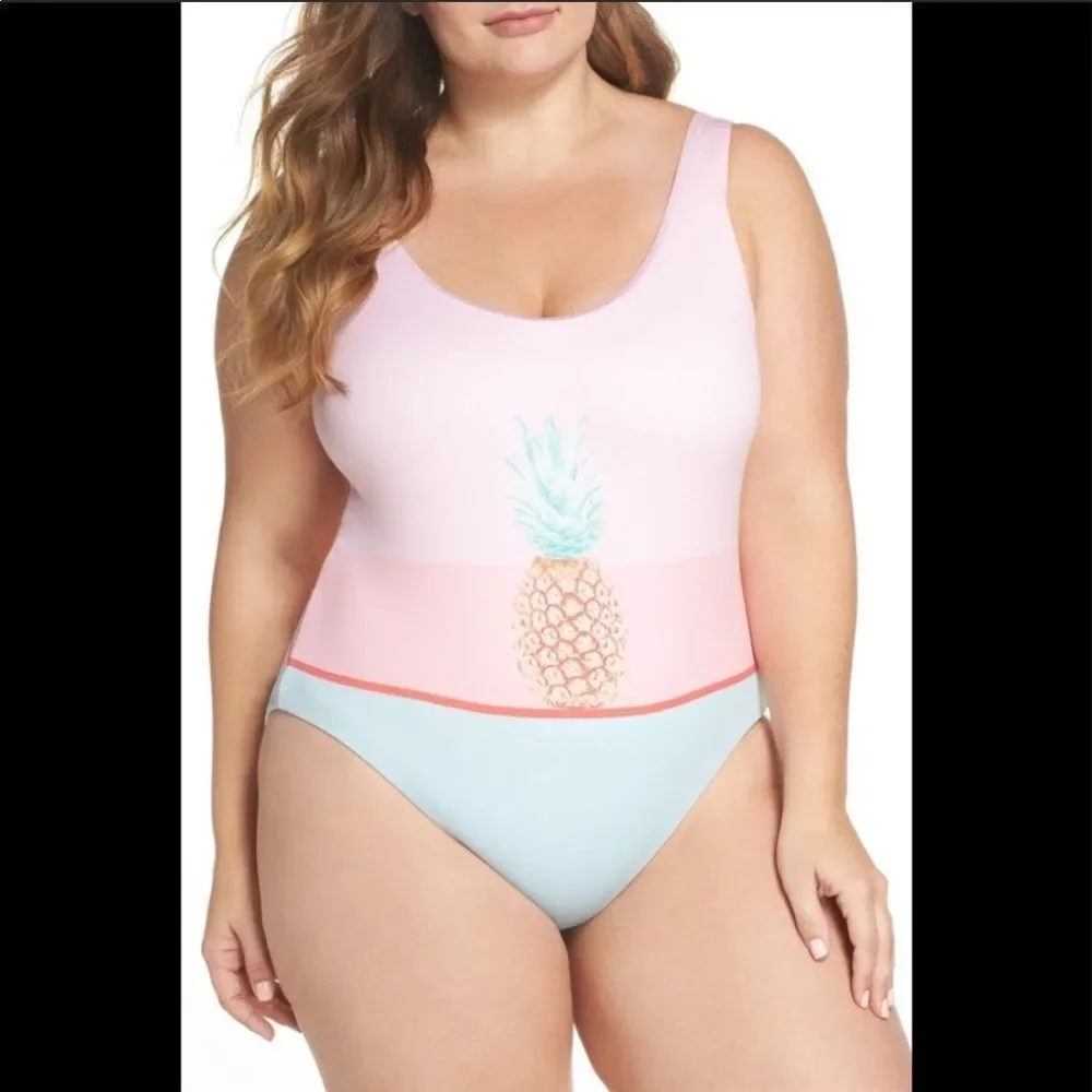 •the Bikini Lab•Pineapple Swimsuit - Picture 1 of 5
